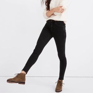MADEWELL 10” High-Rise Skinny Jeans in Starkey Wash